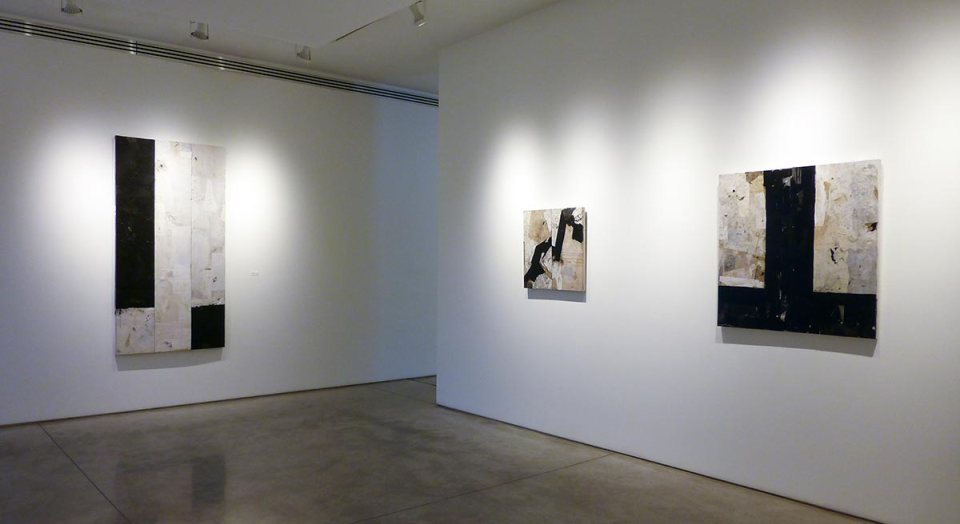 Jerry Iverson painting exhibition, side room, Stremmel Gallery, Reno NV