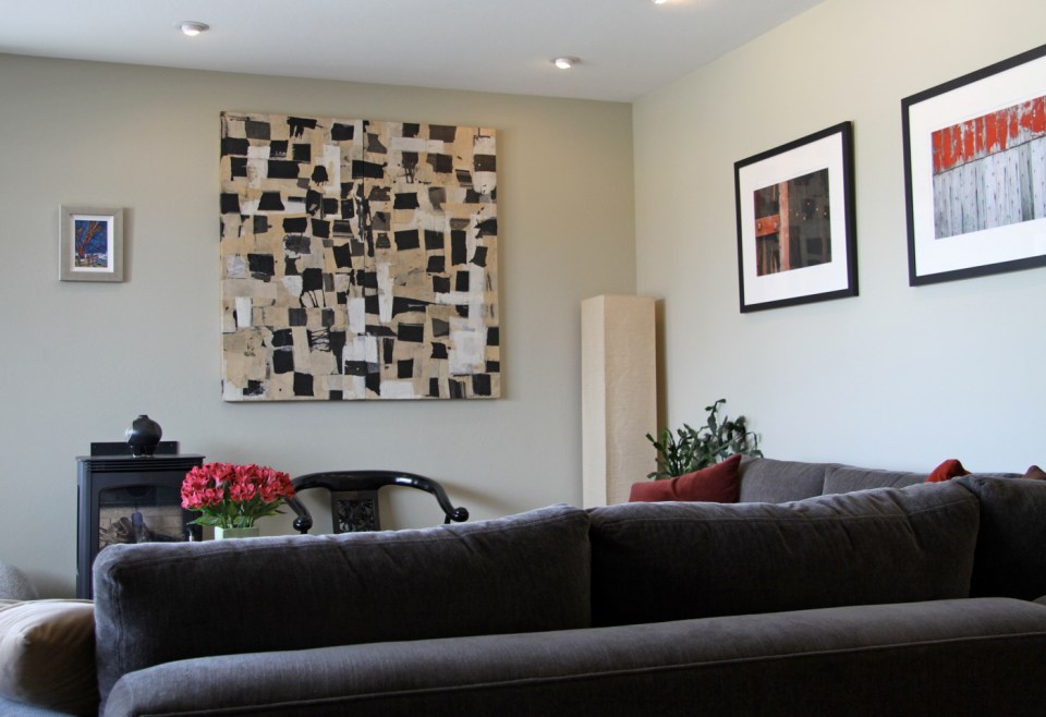 Jerry Iverson painting, Ferris home (Helena)